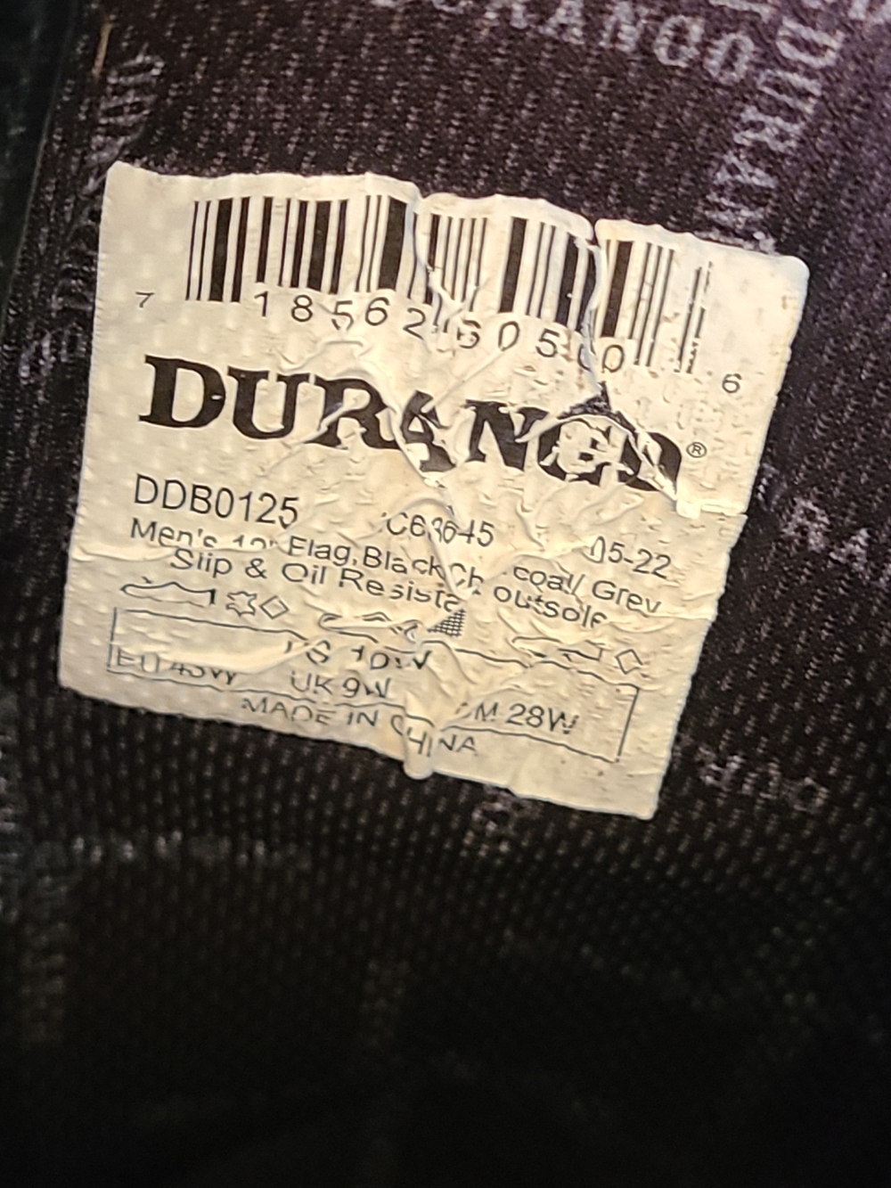 Rebel by Durango Men's Faded Flag American Western Cowboy Boots Square Toe 10 W - Picture 8 of 11